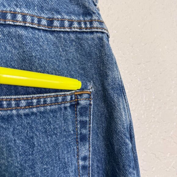 Imperfects Jeans Womens 33 Baggy Wide Leg Flare Loose Relaxed Y2K Cotton USA - Picture 9 of 13